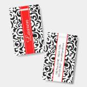 ブラックスワール荷物タグ/バッジ バッジ (Front & Back)