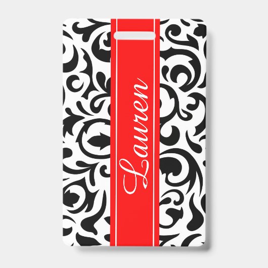 ブラックスワール荷物タグ/バッジ バッジ (Front)