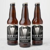 ブラックスーツのグロムスマン提案ビアラベルがアップ ビールラベル (ボトル)