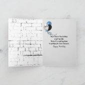 ブラックスーツのゴールデンレトリバー カード (内部)