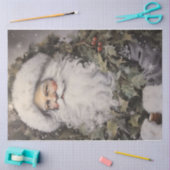 ブラックスーツサンタティッシュペーパー 薄葉紙 (クラフト)