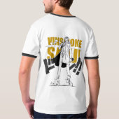 🍽️ブラックスーツシェフ66Tシャツ - ステルスフレームスタイル🖤 Tシャツ (裏面フル)