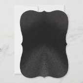 ブラックスーツ&タイバチュラーパーティ 招待状 (裏面)