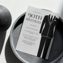 ブラックスーツ&タイメンス90th誕生日パーティー