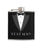 ブラックスーツ&ボウタイスキットル フラスク (正面)
