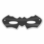 ブラックスーパーヒーローマスク シール (正面)