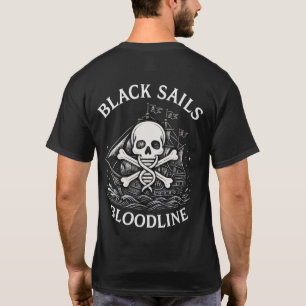 ブラックセイルズブラッドライン – 海賊Tシャツ Tシャツ