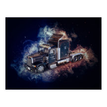 ブラックセミトラクタトレーラー1