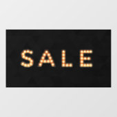 ブラックセーモダンルのライトサイン ウィンドウサイン (シート)