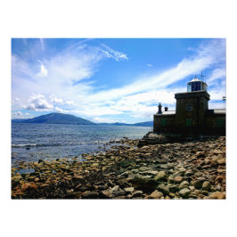 ブラックソッドライトハウスカウンティマヨ フォトプリント           