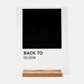 ブラックソングアルバム – 背澄ん景 アクリルサイン (正面)