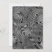 ブラックソンスグランジズボーイズティーン誕生日 招待状 (正面)