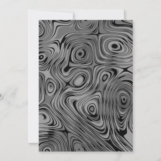 ブラックソンスグランジズボーイズティーン誕生日 招待状 (正面)