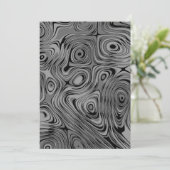 ブラックソンスグランジズボーイズティーン誕生日 招待状 (スタンド正面)