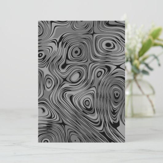 ブラックソンスグランジズボーイズティーン誕生日 招待状 (スタンド正面)