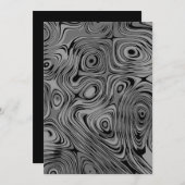 ブラックソンスグランジズボーイズティーン誕生日 招待状 (正面/裏面)