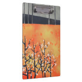 ブラックソーンブロッサム春ランドスケープサンゴ クリップボード (右)