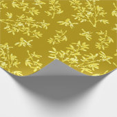 ブラックソーン金ゴールド ラッピングペーパー (角)