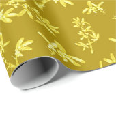 ブラックソーン金ゴールド ラッピングペーパー (ロールコーナー)