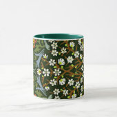 ブラックソーン、有名なウィリアム・モリスのパターン マグカップ (中央)