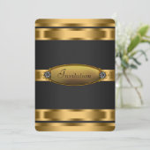 ブラックタイのパーティー 招待状 (スタンド正面)