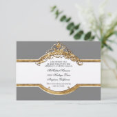 ブラックタイエレガンス2、ゴールデンウェディングレセプション 招待状 (スタンド正面)