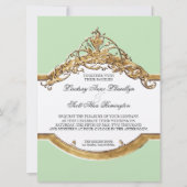 ブラックタイエレガンス2、ゴールデン結婚式招待状 招待状 (正面)