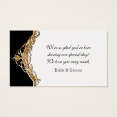 ブラックタイエレガンス2 -結婚式の引き出物ギフトラベル (裏面)