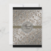 ブラックタイエレガンス、サンキューノートカード サンキューカード (裏面)