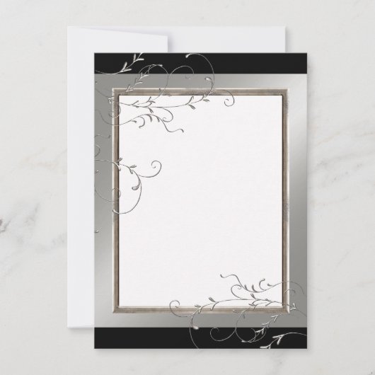 ブラックタイエレガンス、サンキューノートカード サンキューカード (正面)