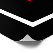 ブラックタイガーとホワイトタイガー与えがアップしやる気を起こさせるない ポスター (角)