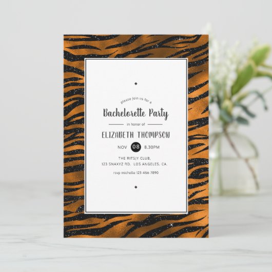 ブラックタイガーと銅タイガーストライプバチェロレッテ 招待状 (スタンド正面)