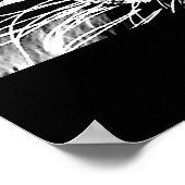 ブラックタイガーやる気を起こさせる勇気 ポスター (角)