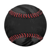 ブラックタイガースキンプリント新規 野球ボール (正面)
