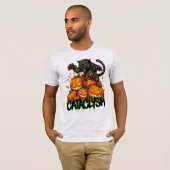 ブラックタイガー・ジャックオーランタン・カタクリズム Tシャツ (正面フル)