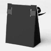 ブラックタイグルーミング結婚式の引き出物ギフトボックス フェイバーボックス (裏面サイド)