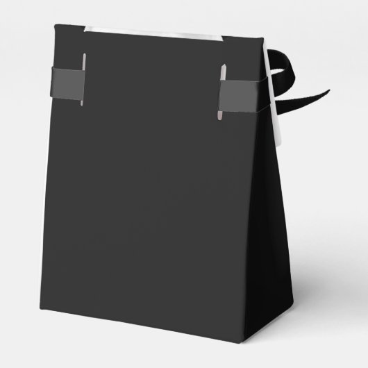 ブラックタイグルーミング結婚式の引き出物ギフトボックス フェイバーボックス (裏面サイド)