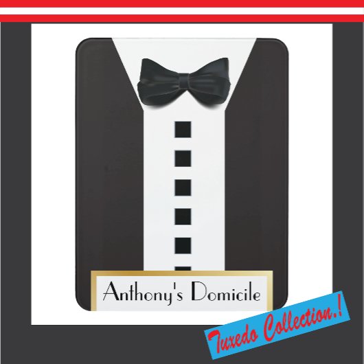 ブラックタイタキシード🎩モノグラおもしろいム ポスター