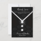 ブラックタイダイヤモンドサンキューカード サンキューカード (正面)