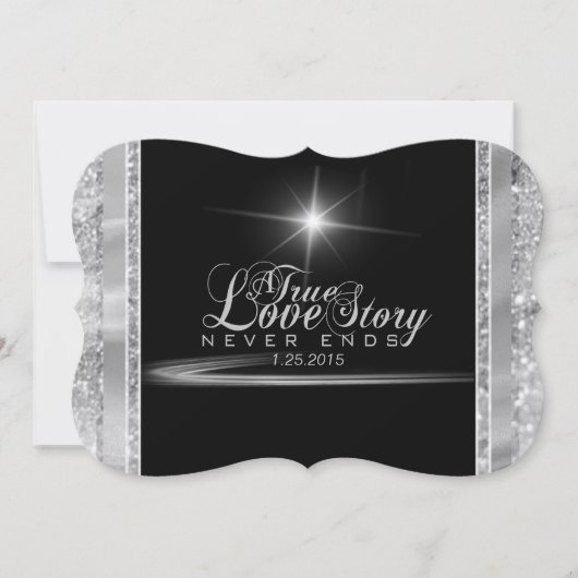 ブラックタイダイヤモンド招待状 招待状 (正面)