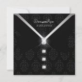 ブラックタイダイヤモンド招待状 招待状 (正面)