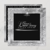 ブラックタイダイヤモンド招待状 招待状 (正面/裏面)