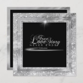 ブラックタイダイヤモンド:真の愛の物語は終わらない 招待状 (正面/裏面)