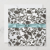 ブラックタイダマスクウーマンバースデーパーティー 招待状 (裏面)