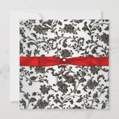 ブラックタイダマスクウーマンバースデーパーティー 招待状 (裏面)