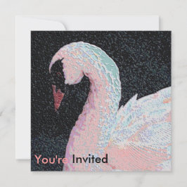 ブラックタイディナーダンス招待状 招待状