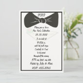 ブラックタイニューイヤー招待状 招待状 (スタンド正面)