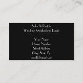 ブラックタイフォーマルホワイトタキシード事業 名刺 (裏面)