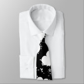 ブラックタイホワイトエモハート ネクタイ (タイ)