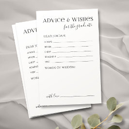 ブラックタイポグラフィモダン大学院アドバイス&ウィッシュ